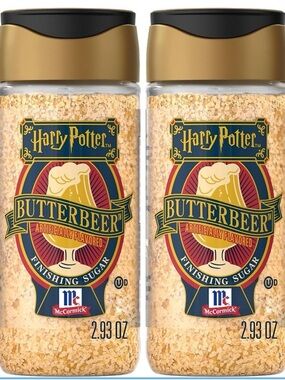 McCormick Harry Potter Butterbeer Finishing Sugar - 2 bottles
